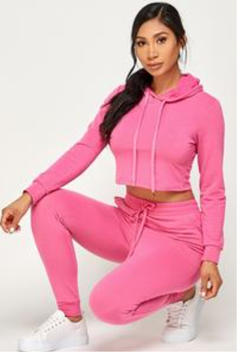CROPPED JOGGER SET - Always Better Buys