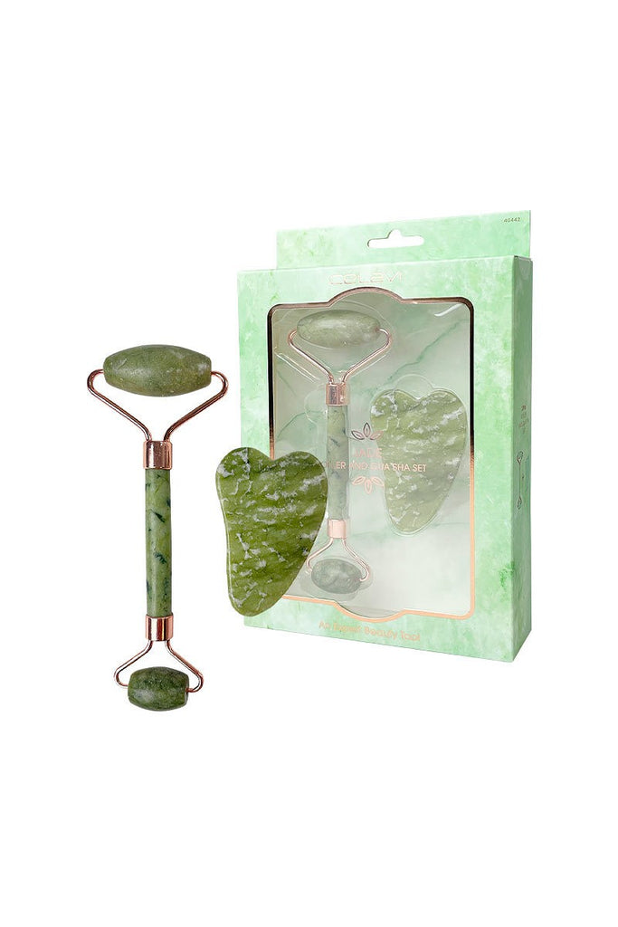 JADE ROLLER GUA SHA SET - Always Better Buys